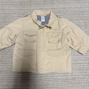 Baby Gap Khaki Cotton Field Jacket